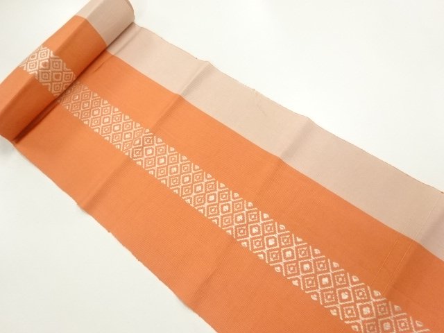 JAPANESE KIMONO / ANTIQUE BOLT FOR OBI / WOVEN STRIPE